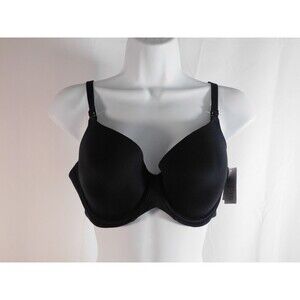 Auden Nursing Bra Womens Full Coverage Black T-Shirt Crossway Bra Size 36D